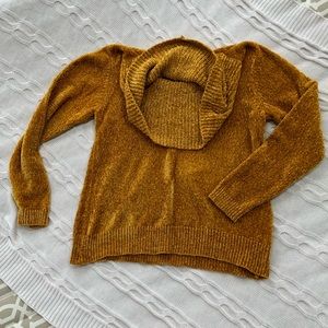 Mustard Chenille Oversized Sweater